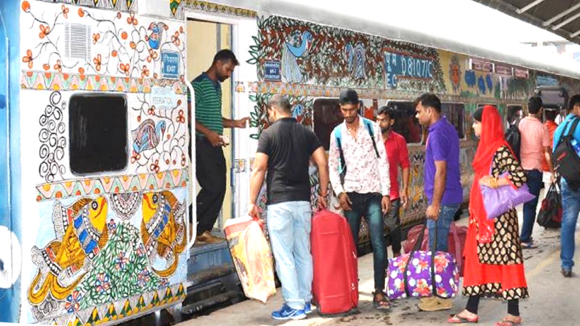 In a moment of Pride for India, Japan is all set to have Madhubani paintings on its trains after it became inspired by Indian Railways decision to engrave magnificent ‘Mithila’ art designs on rolling stone.