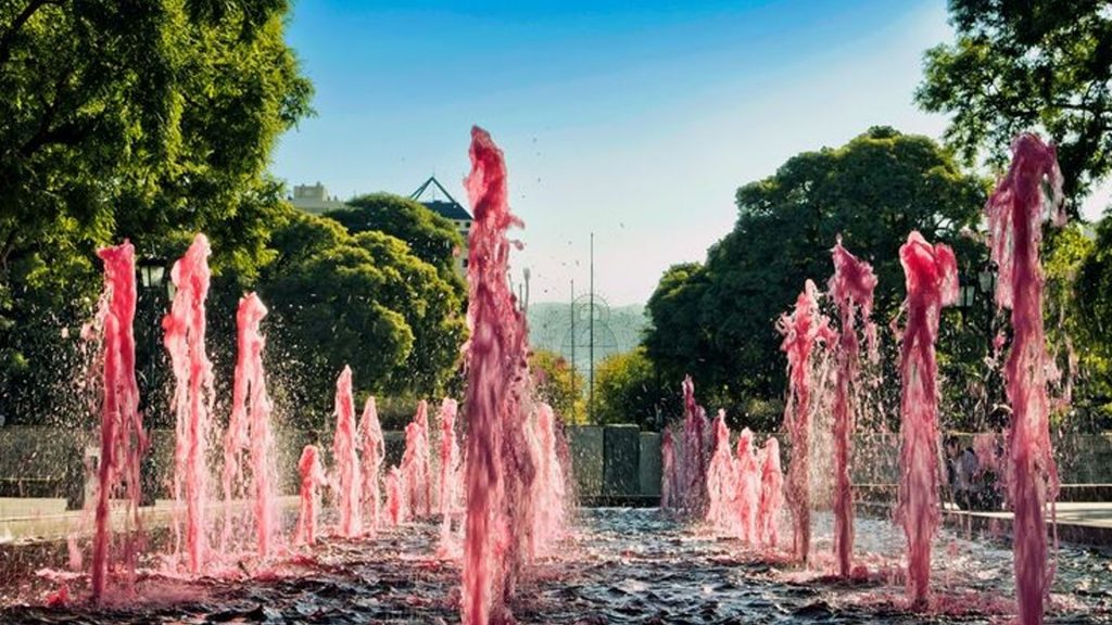 Italy has a free wine fountain and we are loving it! Goats On Road