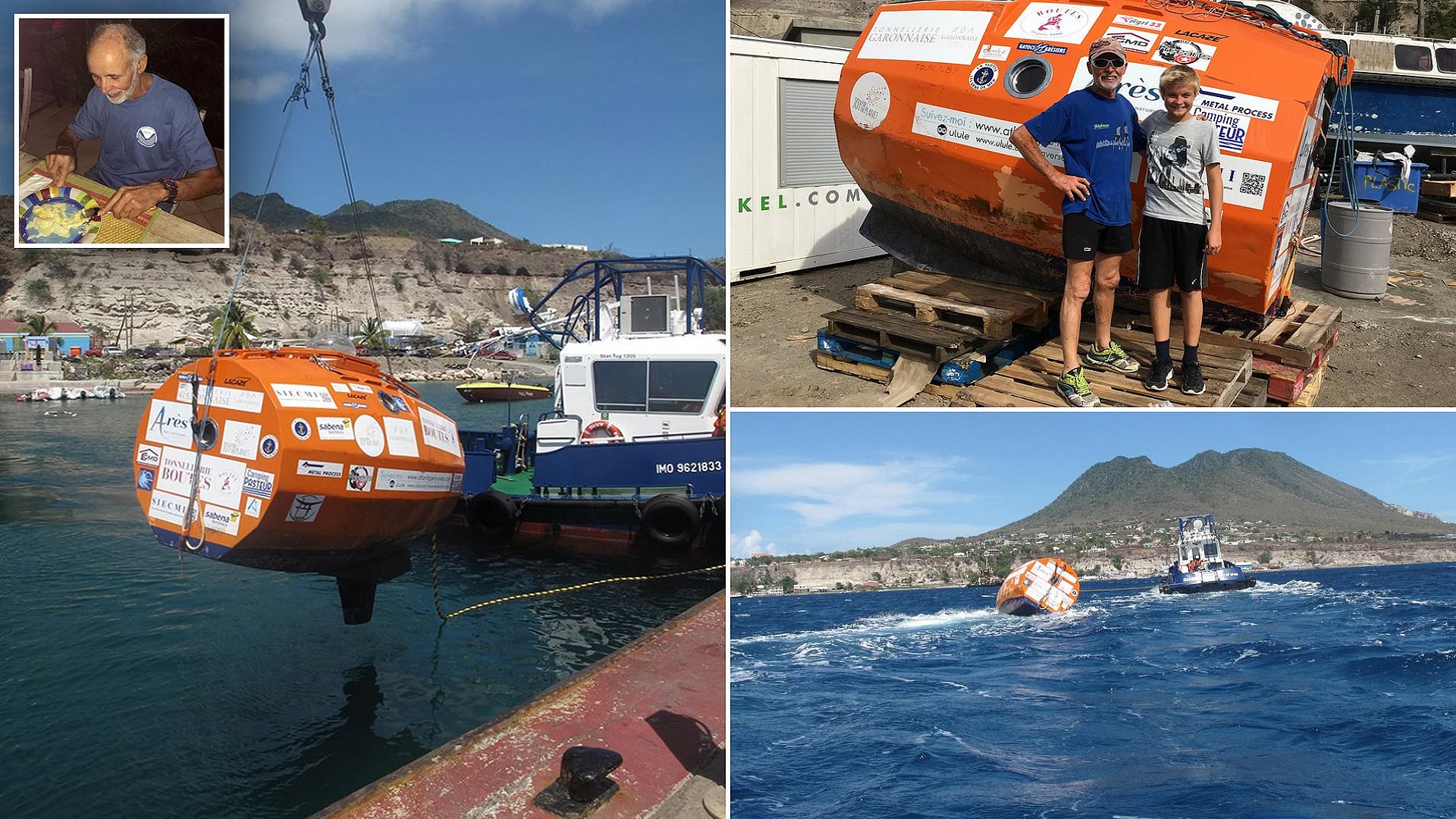 This 72-year-old daredevil sails across Atlantic Ocean in Wooden Barrel