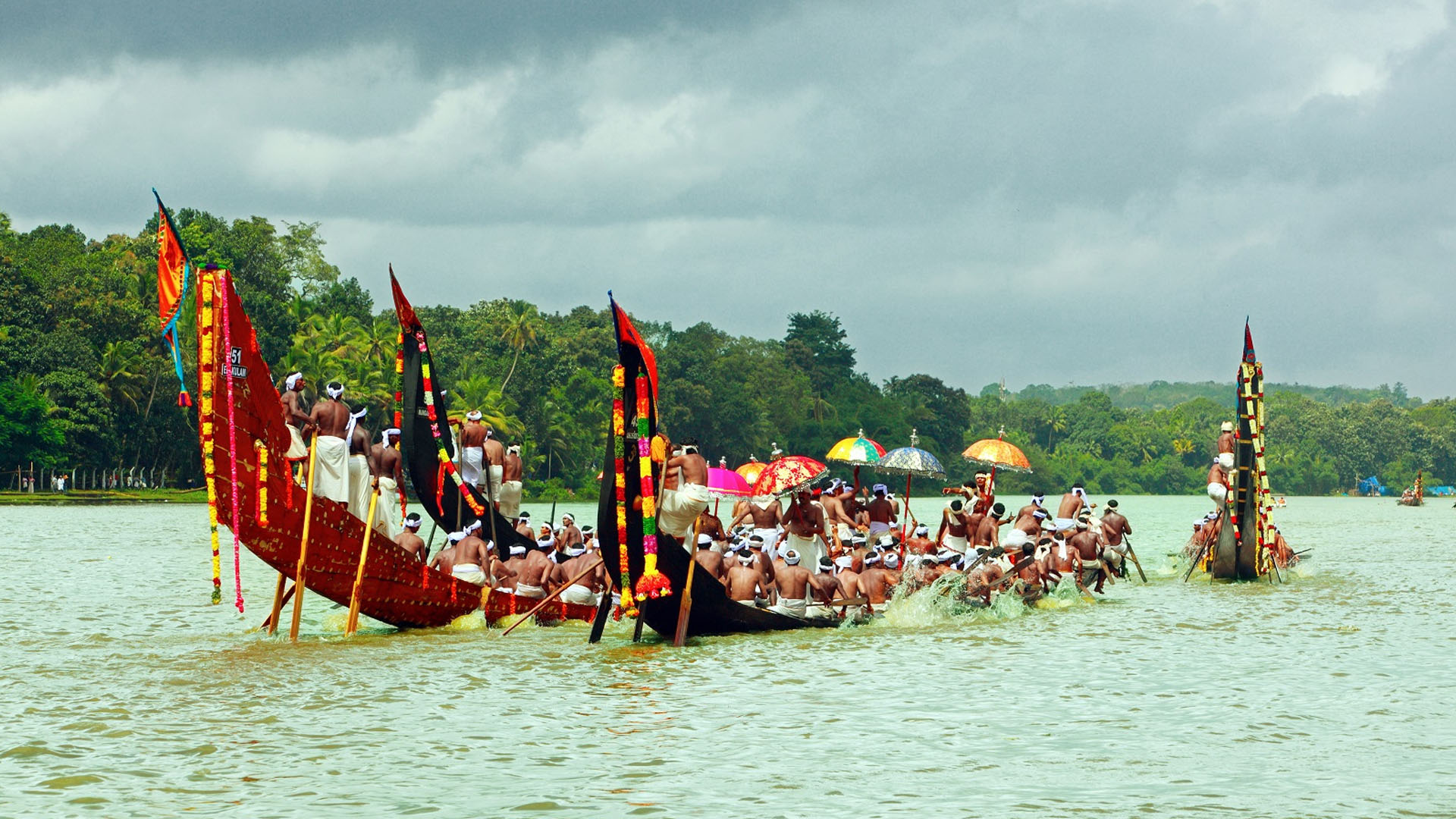 Snake boat race